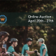 Online Auction April 20th - 27th, WSCL logo (cyclists shaking hands in background)